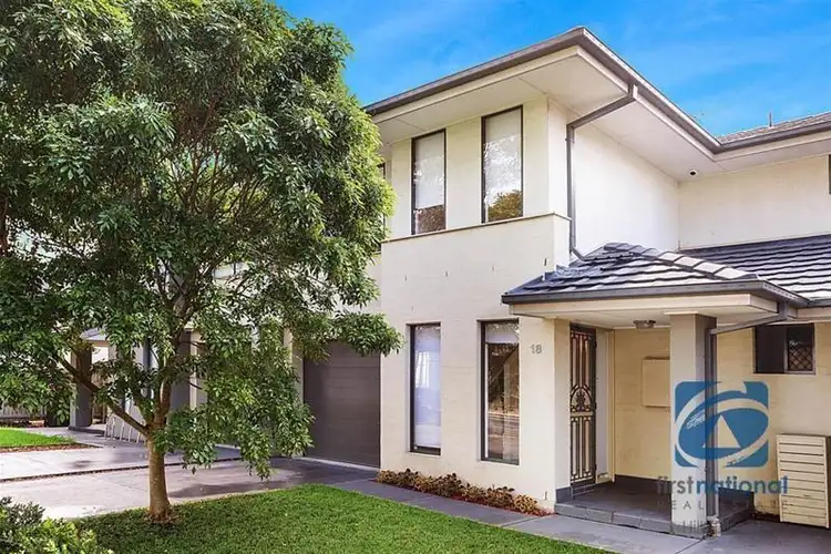Main view of Homely townhouse listing, 18/22 Wilson Road, Acacia Gardens NSW 2763