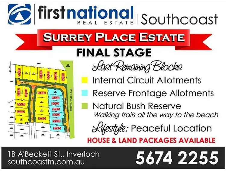 Lot 66 Surrey Place, Inverloch VIC 3996
