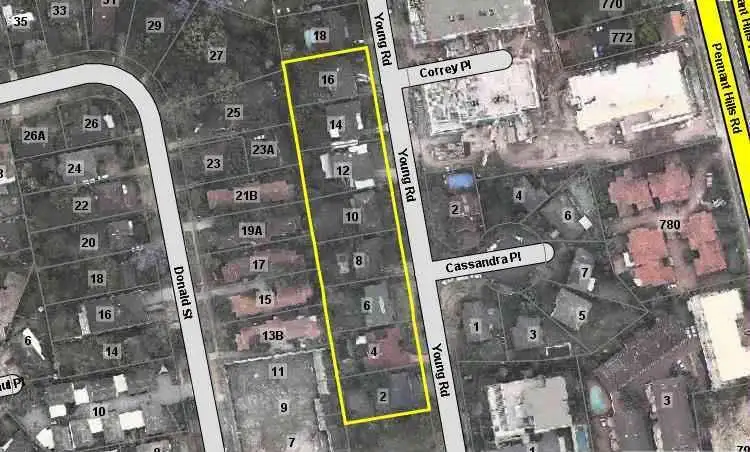 Second view of Homely land listing, 2-16 Young Road, Carlingford NSW 2118