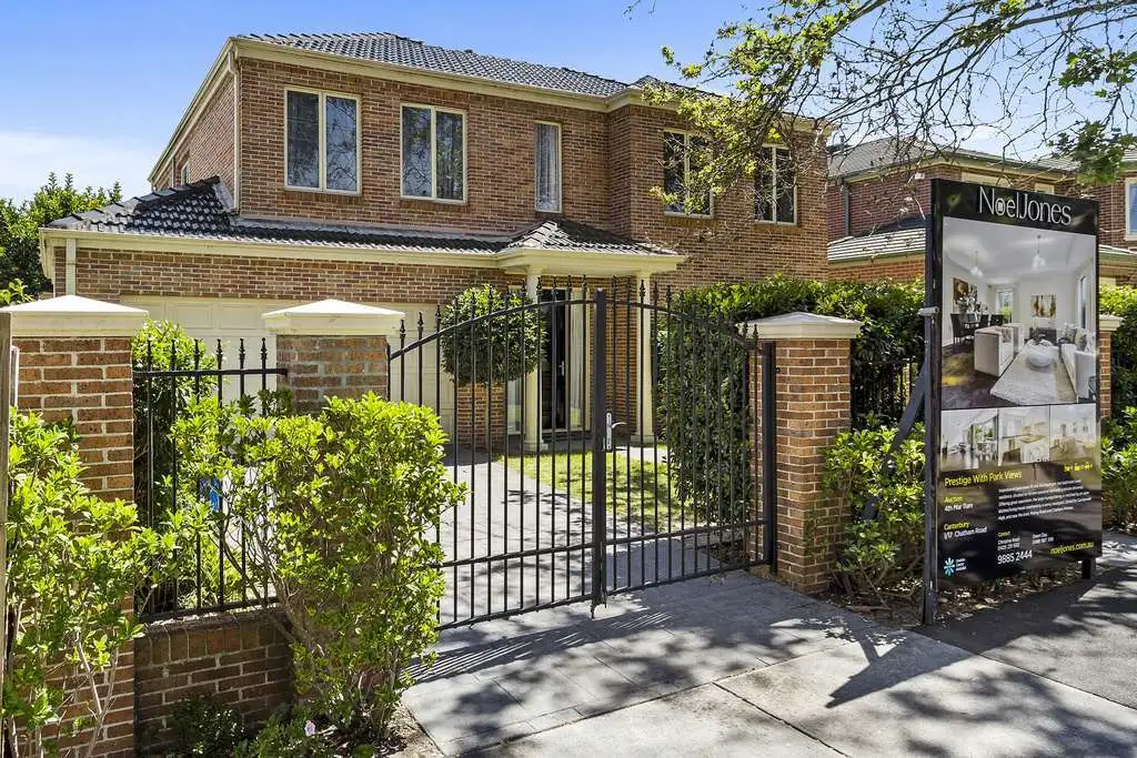 Main view of Homely townhouse listing, 1/17 Chatham Road, Canterbury VIC 3126