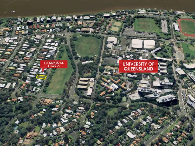 Main view of Homely land listing, 111 munro st, St Lucia QLD 4067