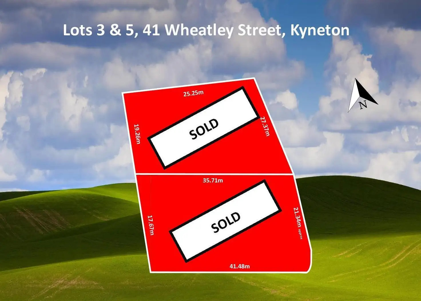 Main view of Homely land listing, Lots 3 & 5, 41 Wheatley Street, Kyneton VIC 3444