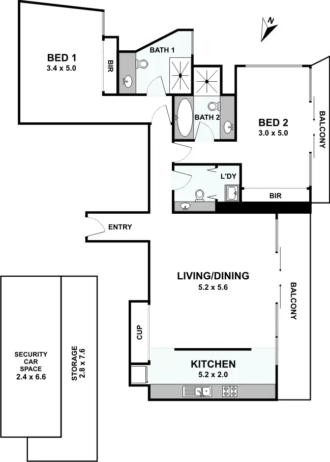 Sixth view of Homely apartment listing, 20D, 161 Kent Street, Sydney NSW 2000