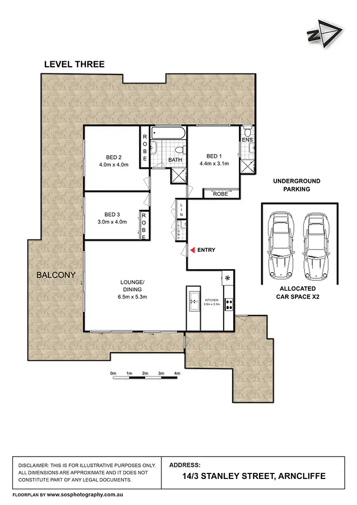Seventh view of Homely house listing, 14/3 Stanley Street, Arncliffe NSW 2205