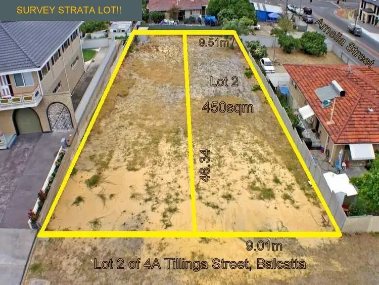Fourth view of Homely land listing, Lot 2, 4 Tillinga Street, Balcatta WA 6021