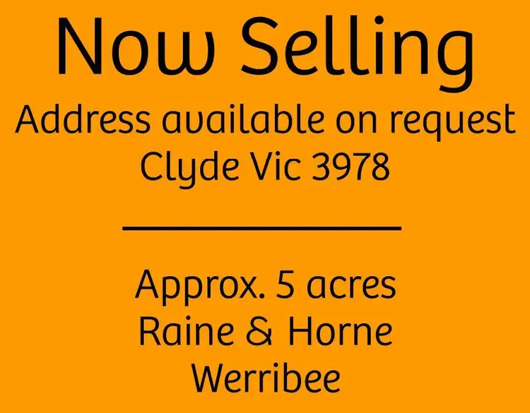 Address available on request