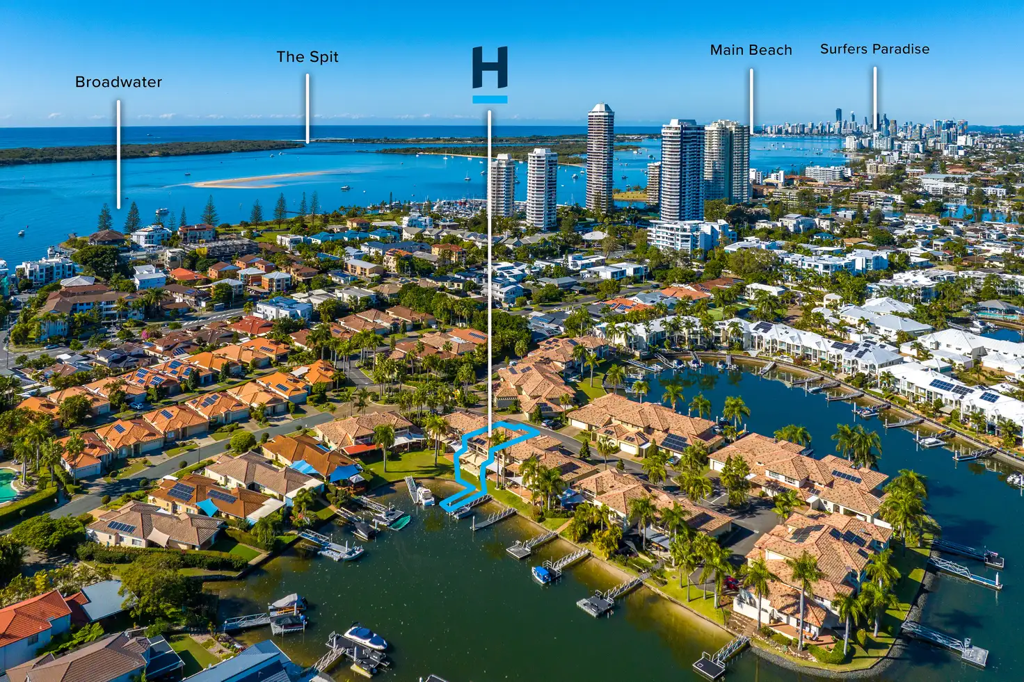 Main view of Homely townhouse listing, 25/76 Bayview Street, Runaway Bay QLD 4216