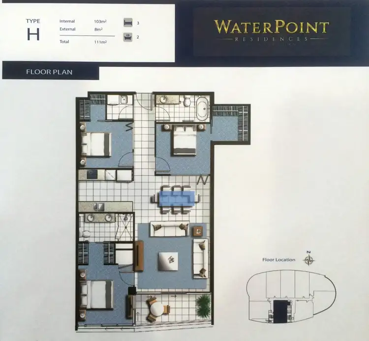 Second view of Homely apartment listing, 11008/5 Harbourside Court, Biggera Waters QLD 4216