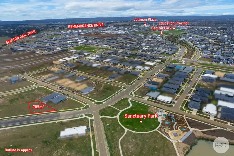 Second view of Homely land listing, 68 Messenger Parade, Lucas VIC 3350
