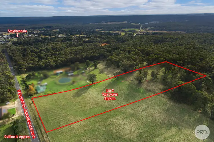 Main view of Homely land listing, LOT CA7, 141 Sebastopol-Smythesdale Road, Smythesdale VIC 3351
