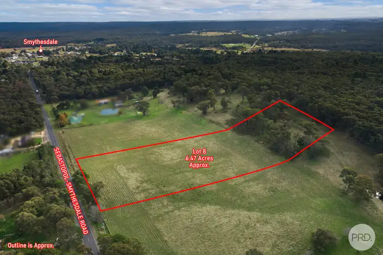 Main view of Homely land listing, LOT CA8, 141 Sebastopol-Smythesdale Road, Smythesdale VIC 3351