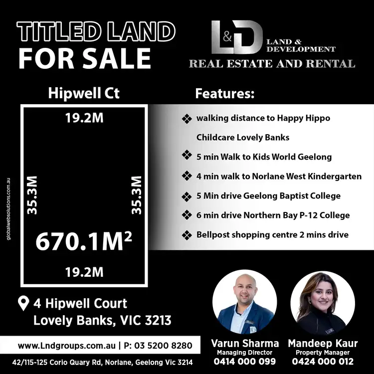 Third view of Homely land listing, 4 Hipwell Ct, Lovely Banks VIC 3213