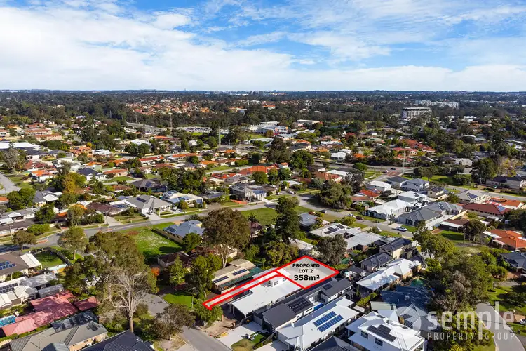 Third view of Homely land listing, Proposed Lot 2, 13 Verbena Road, Willetton WA 6155