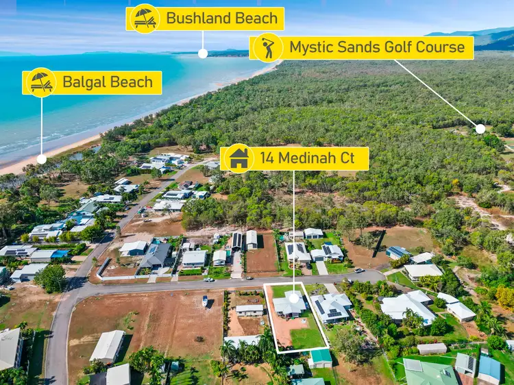 Main view of Homely house listing, 14 Medinah Court, Balgal Beach QLD 4816