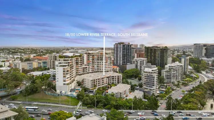 Second view of Homely apartment listing, 18/50 Lower River Terrace, South Brisbane QLD 4101