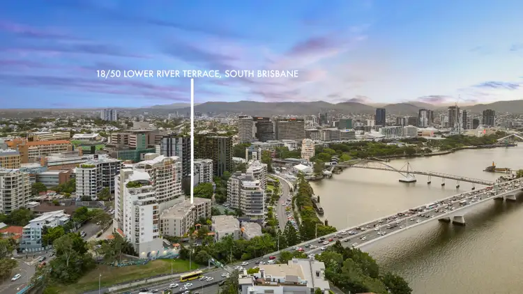 Third view of Homely apartment listing, 18/50 Lower River Terrace, South Brisbane QLD 4101