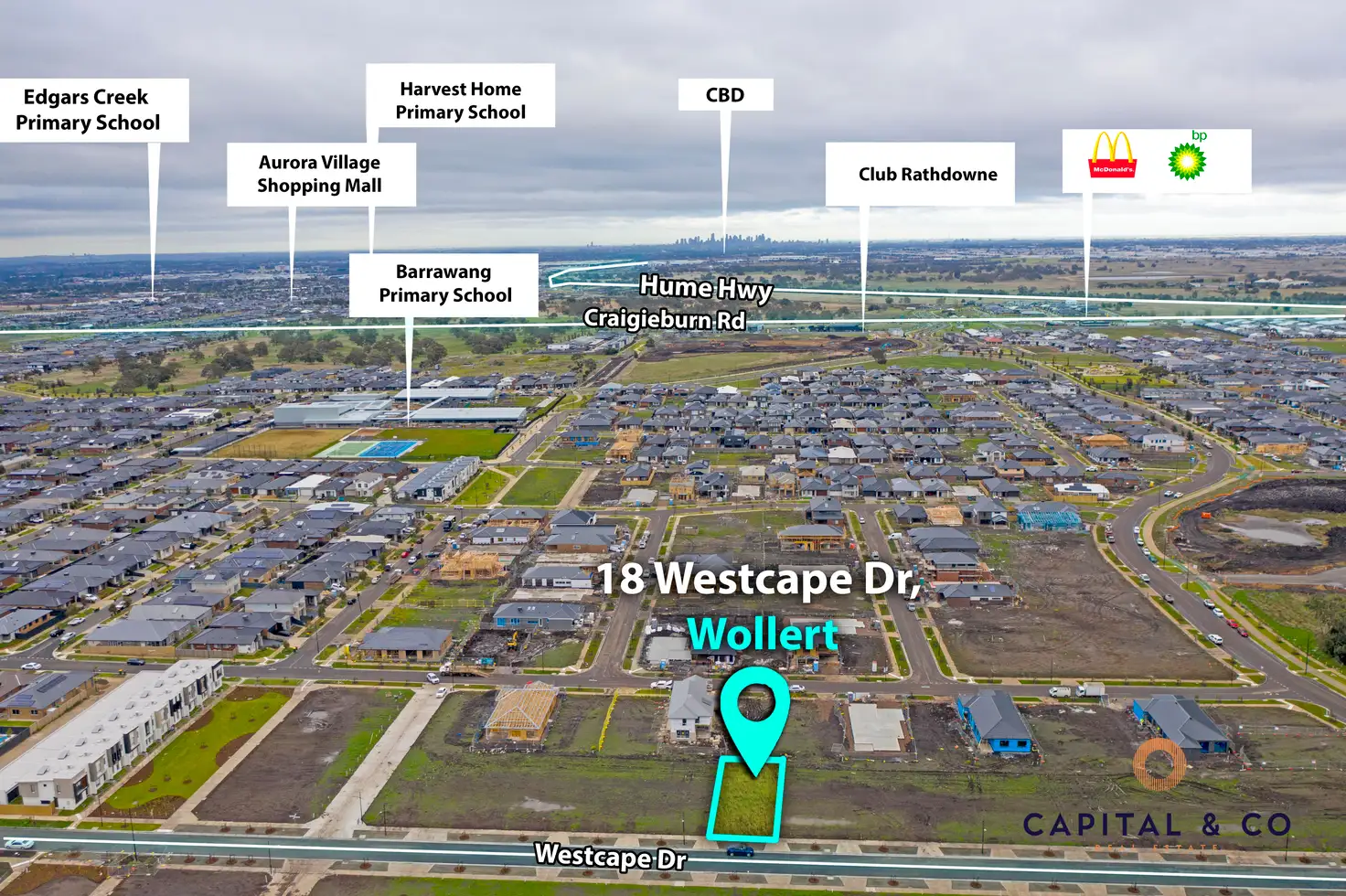Main view of Homely land listing, 18 Westcape Drive, Wollert VIC 3750