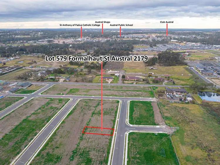 Main view of Homely land listing, 19 Fomalhaut Street, Austral NSW 2179