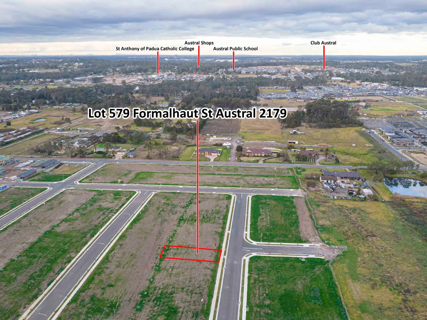 Main view of Homely land listing, 19 Fomalhaut Street, Austral NSW 2179
