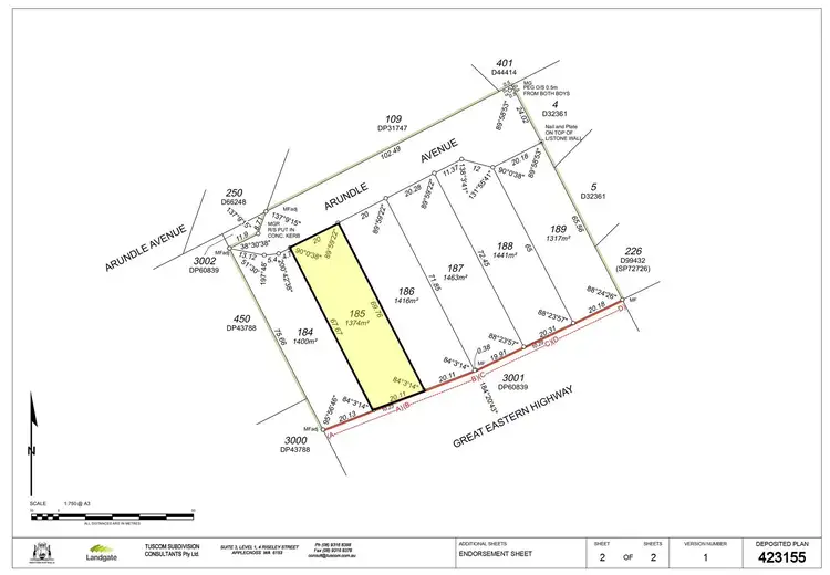 Sixth view of Homely land listing, LOT 185, 38 Arundle Avenue, Greenmount WA 6056