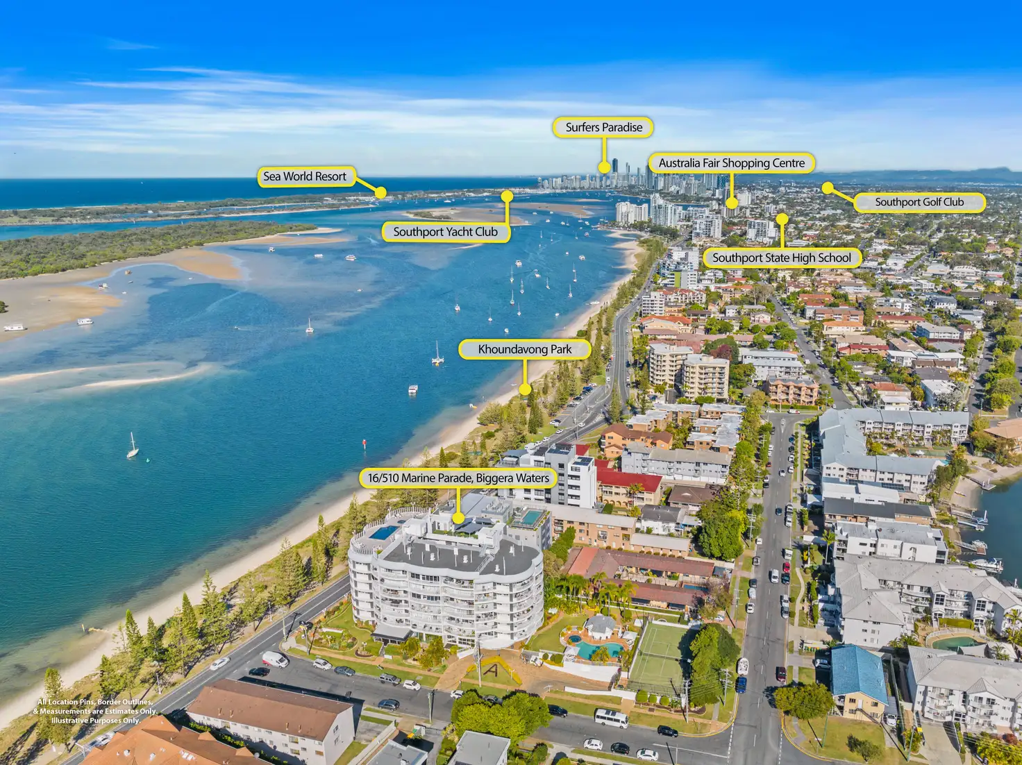 Main view of Homely unit listing, 16/510 Marine Parade, Biggera Waters QLD 4216