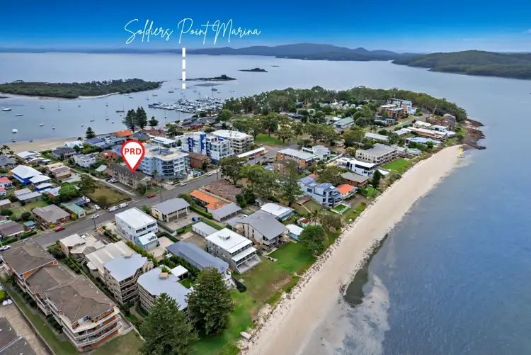 Main view of Homely unit listing, 2/16 Soldiers Point Road, Soldiers Point NSW 2317
