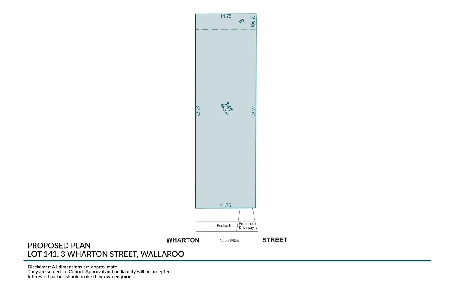 Main view of Homely land listing, Lot 141 Wharton Street, Wallaroo SA 5556