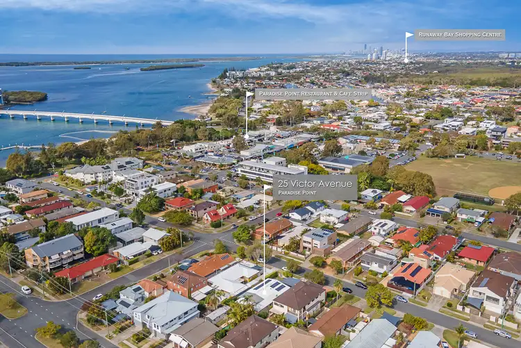 Main view of Homely house listing, 25 Victor Avenue, Paradise Point QLD 4216