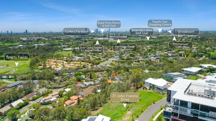 Main view of Homely land listing, 37 John Francis Drive, Carrara QLD 4211