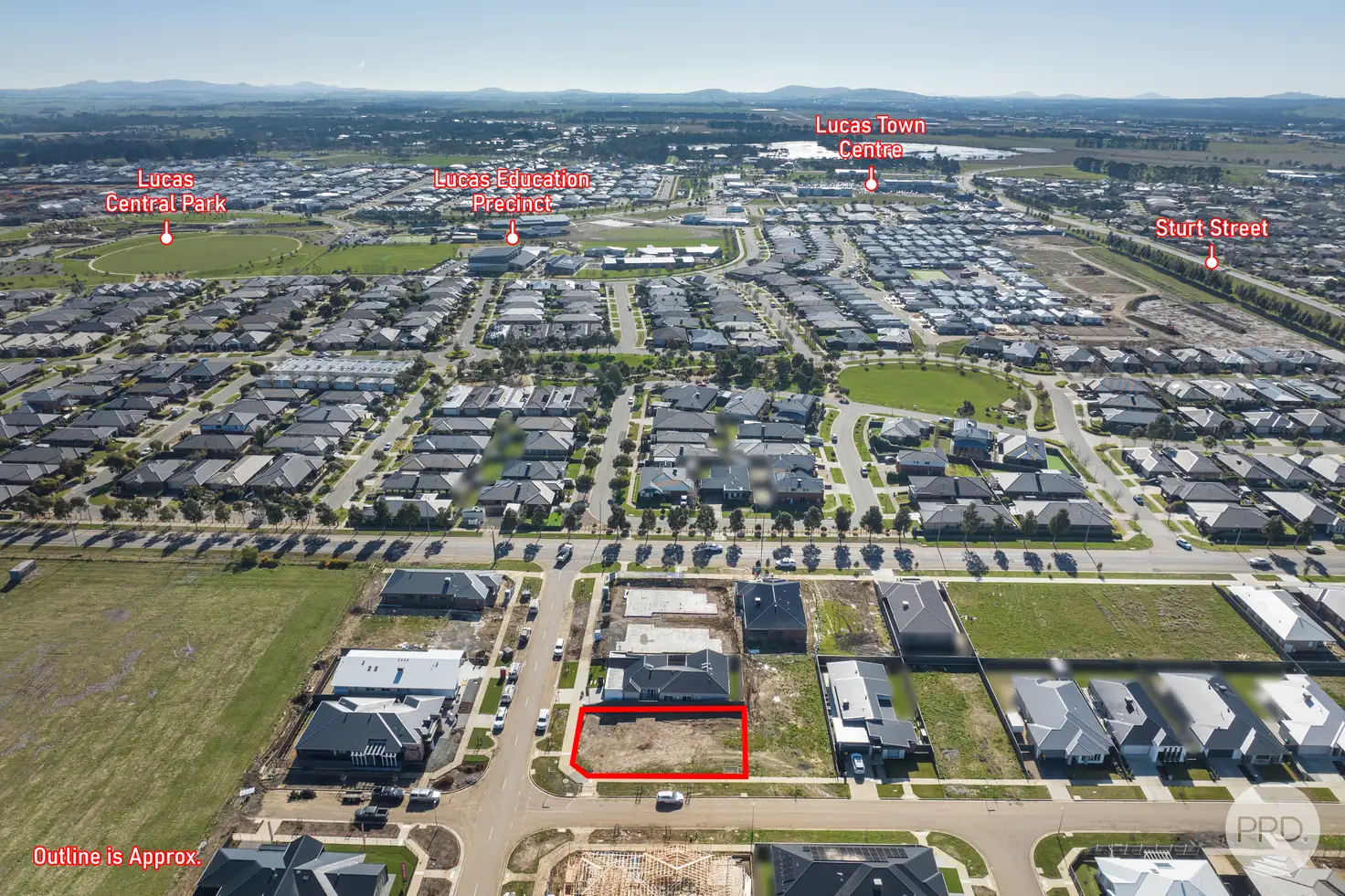 Main view of Homely land listing, 7 Blomeley Drive, Lucas VIC 3350