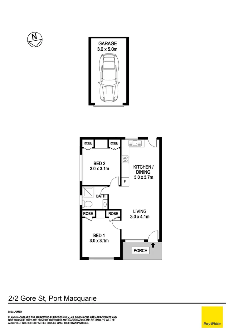 Sixth view of Homely block of units listing, 2 Gore Street, Port Macquarie NSW 2444
