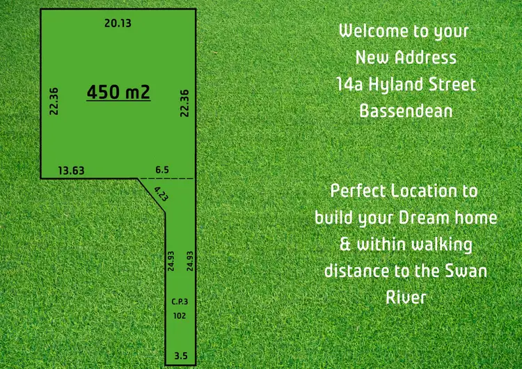 Main view of Homely land listing, 14A Hyland Street, Bassendean WA 6054