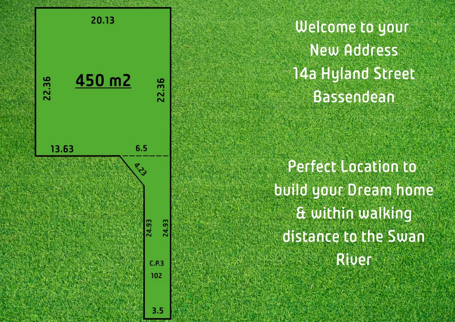 Main view of Homely land listing, 14A Hyland Street, Bassendean WA 6054