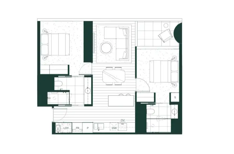 Second view of Homely house listing, 4703/19 Hoff Boulevard, Southbank VIC 3006