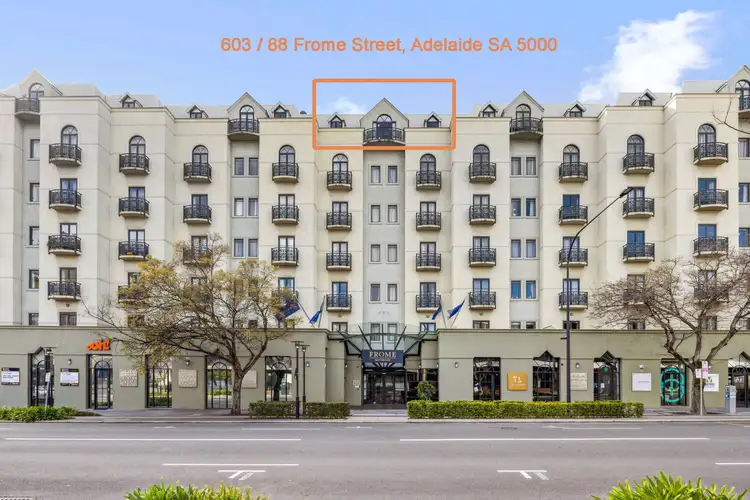 Main view of Homely apartment listing, 603/88 Frome Street, Adelaide SA 5000