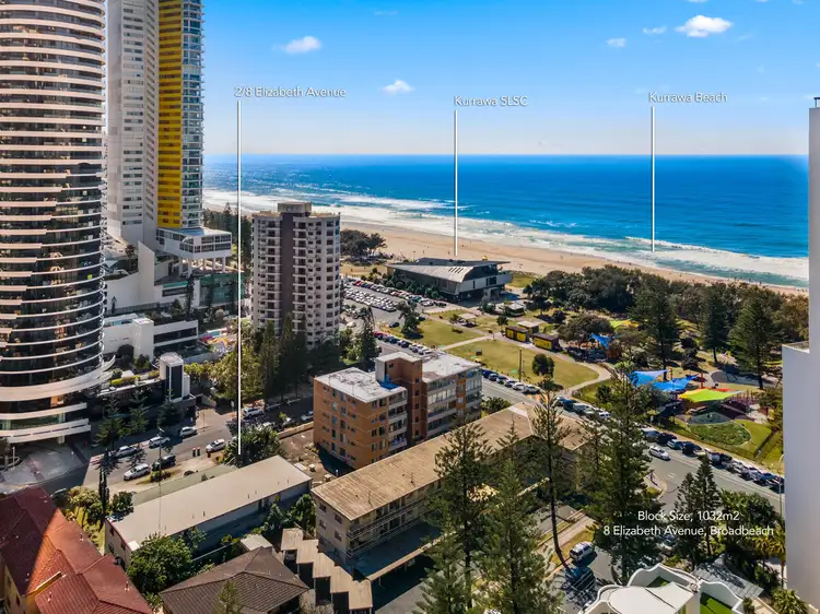 Main view of Homely apartment listing, 2/8 Elizabeth Avenue, Broadbeach QLD 4218