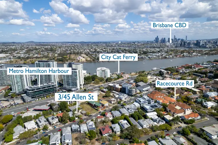 Second view of Homely apartment listing, 3/45 Allen Street, Hamilton QLD 4007