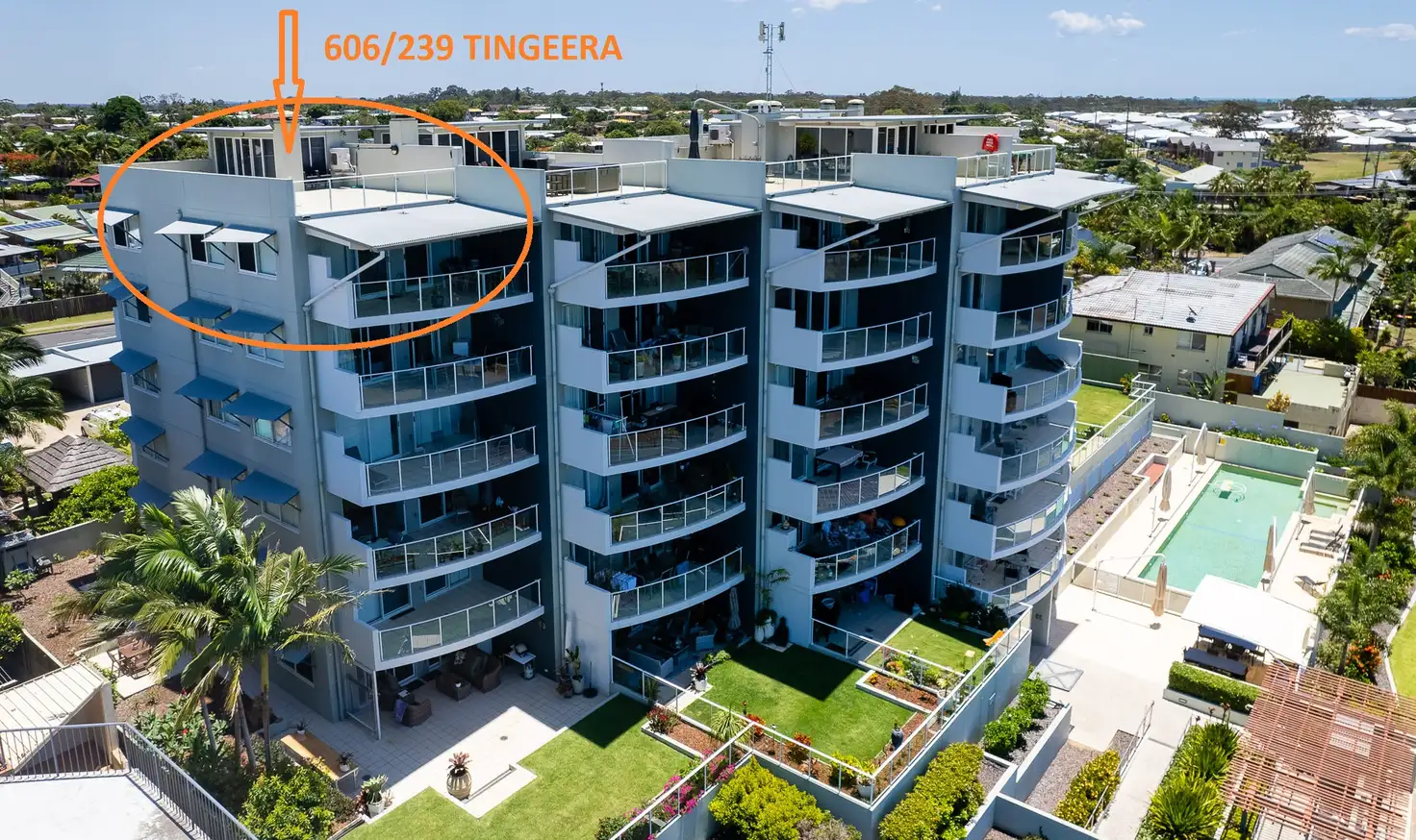 Main view of Homely apartment listing, 606/239 Esplanade, Pialba QLD 4655