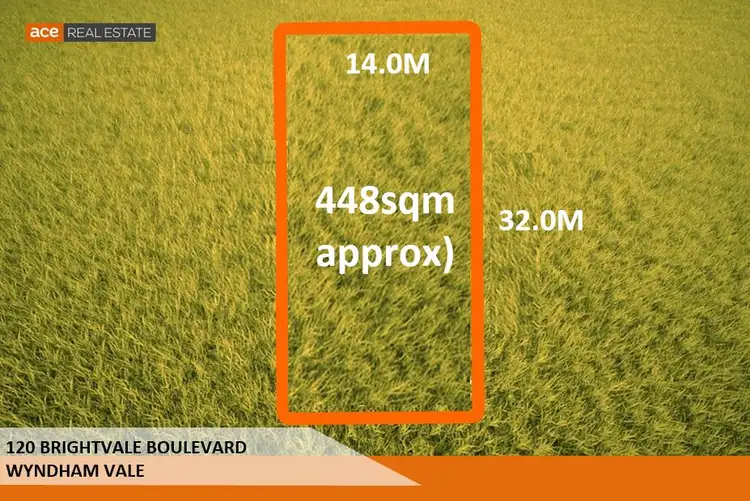 Main view of Homely land listing, 120 Brightvale Boulevard, Wyndham Vale VIC 3024