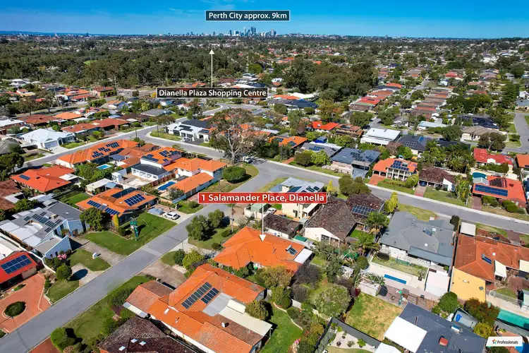 Third view of Homely house listing, 1 Salamander Place, Dianella WA 6059