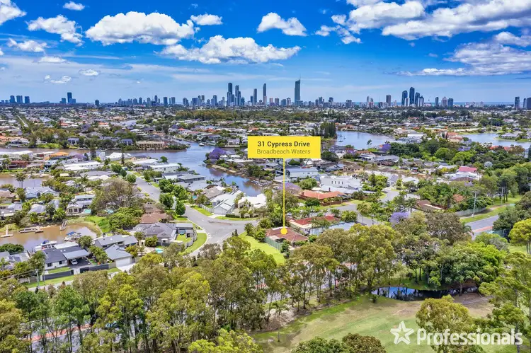 Main view of Homely house listing, 31 Cypress Drive, Broadbeach Waters QLD 4218
