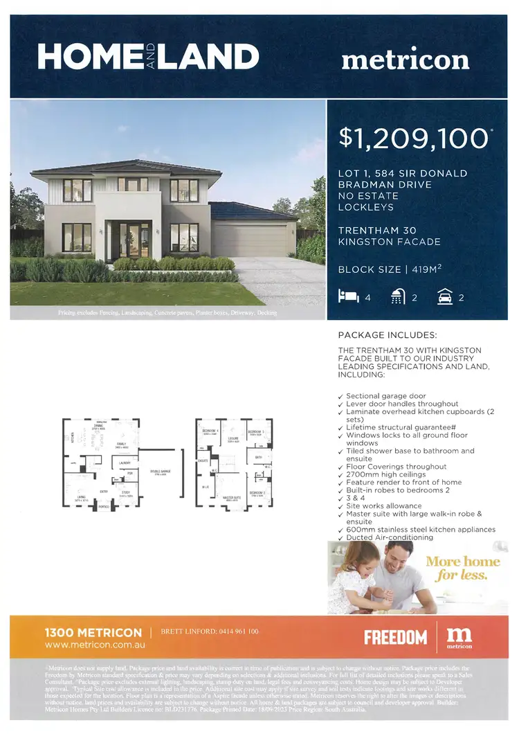 Second view of Homely land listing, LOT 100, 584 Sir Donald Bradman Drive, Lockleys SA 5032