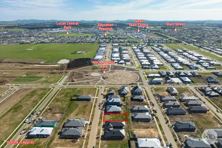 Main view of Homely land listing, 11 Orourke Street, Lucas VIC 3350