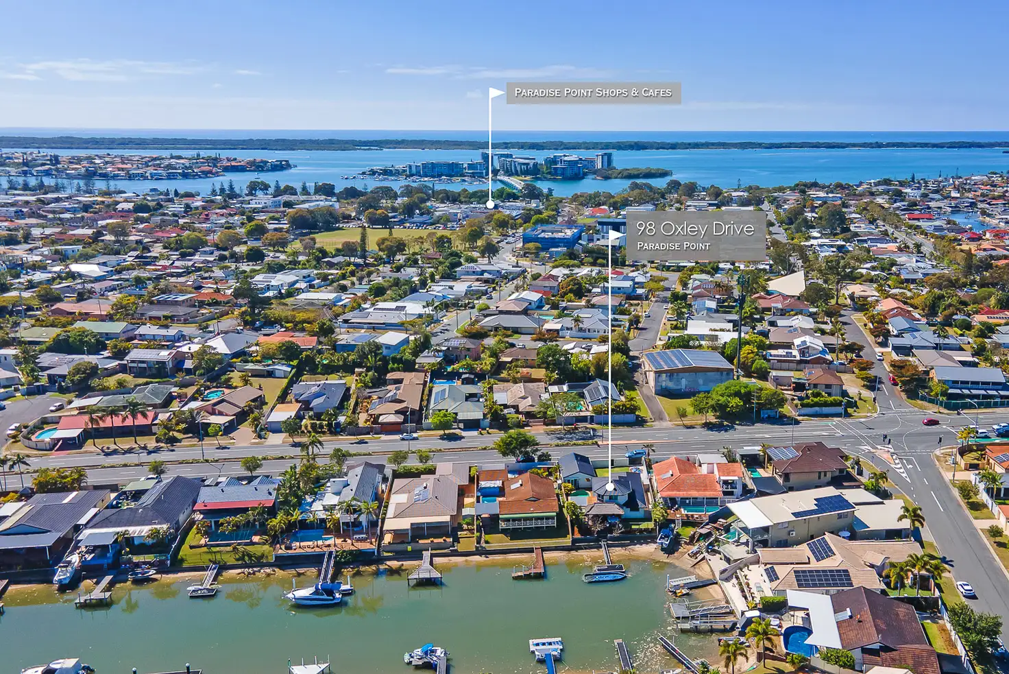 Main view of Homely house listing, 98 Oxley Drive, Paradise Point QLD 4216
