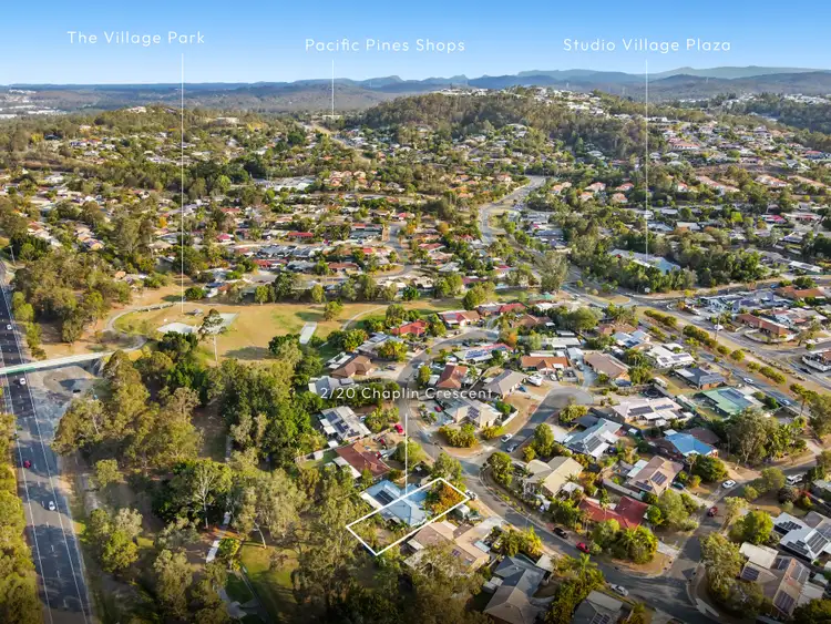 Main view of Homely semi-detached listing, 2/20 Chaplin Crescent, Oxenford QLD 4210