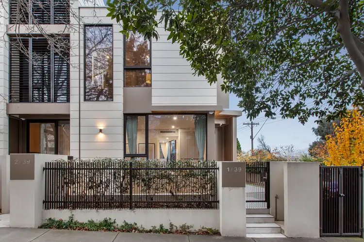Second view of Homely townhouse listing, 1/39 Lawson Street, Hawthorn East VIC 3123