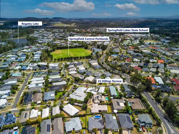 Second view of Homely house listing, 23 Hilltop Terrace, Springfield Lakes QLD 4300