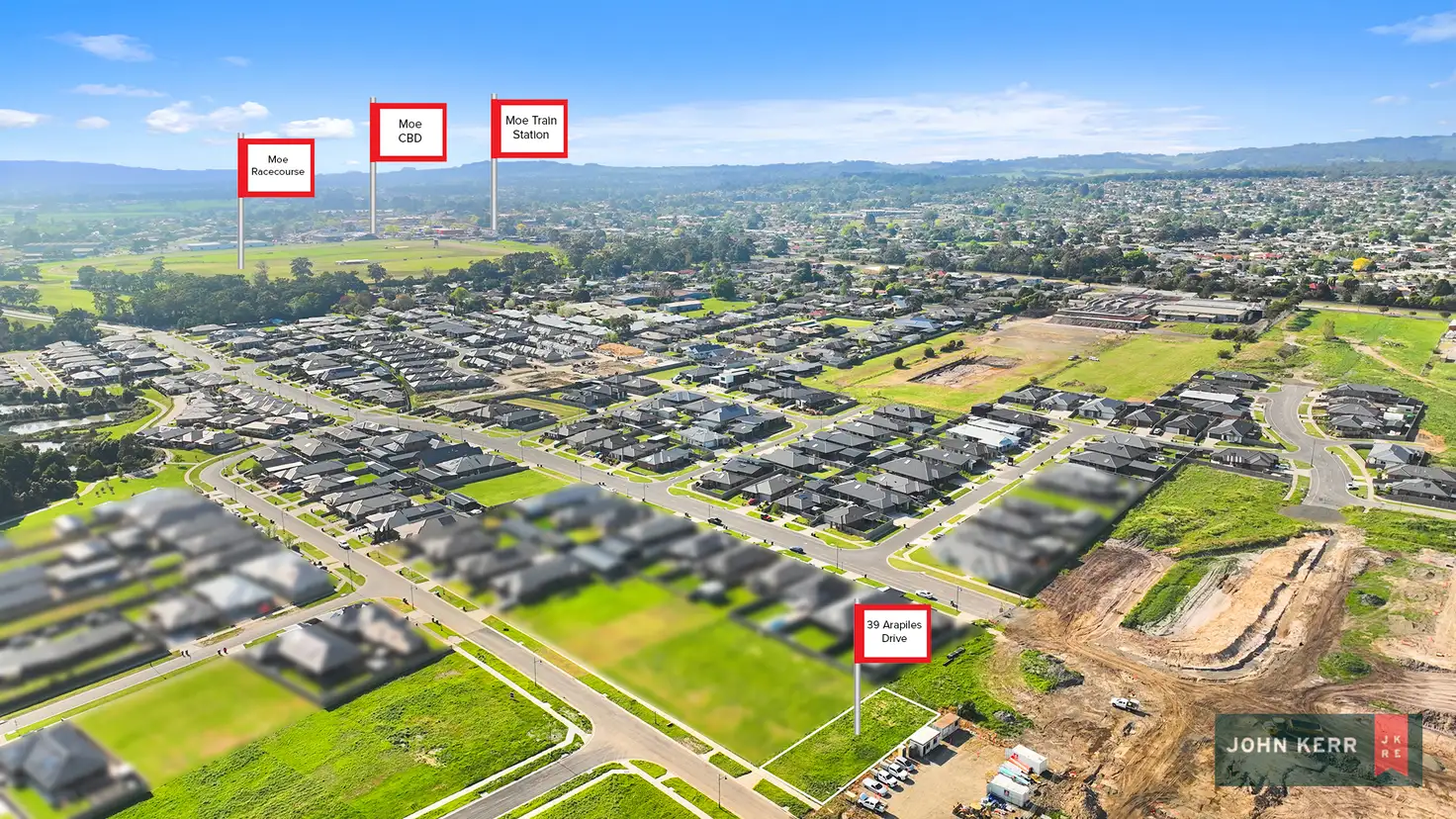Main view of Homely land listing, 39 Arapiles Drive, Moe VIC 3825