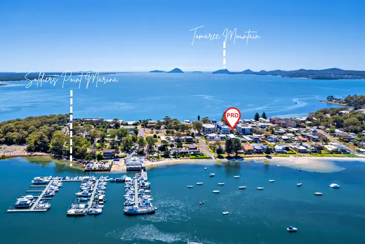 Main view of Homely unit listing, 2/16 Soldiers Point Road, Soldiers Point NSW 2317