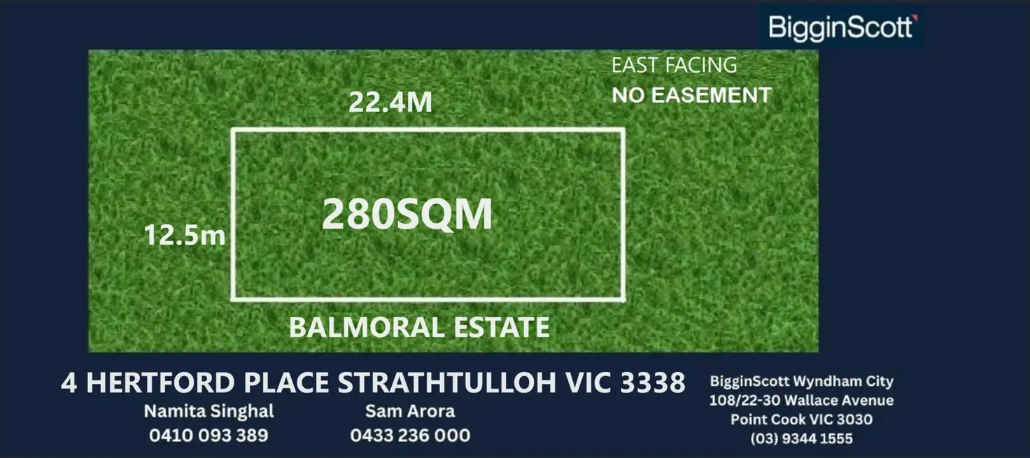Main view of Homely land listing, 4 HERTFORD PLACE, Strathtulloh VIC 3338